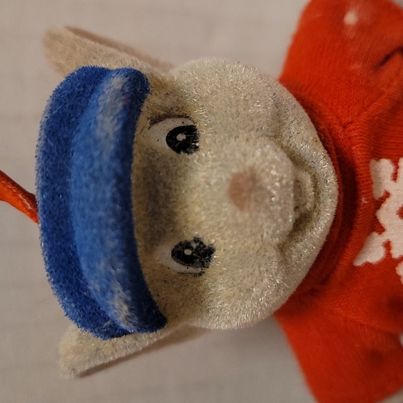 Vintage Disney Bernard and Miss Bianca Flocked Ornaments - Picture 12 of 16